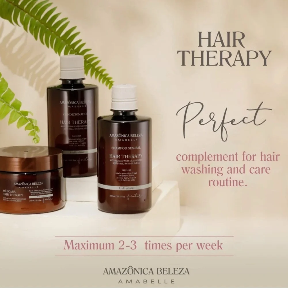 Hair Therapy Shampoo & Conditioner Set Thicken Anti-Hair Loss & Oil Control #QB2